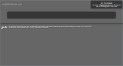 Desktop Screenshot of bigtitdatabase.com