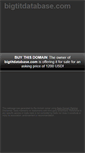 Mobile Screenshot of bigtitdatabase.com