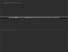 Tablet Screenshot of bigtitdatabase.com